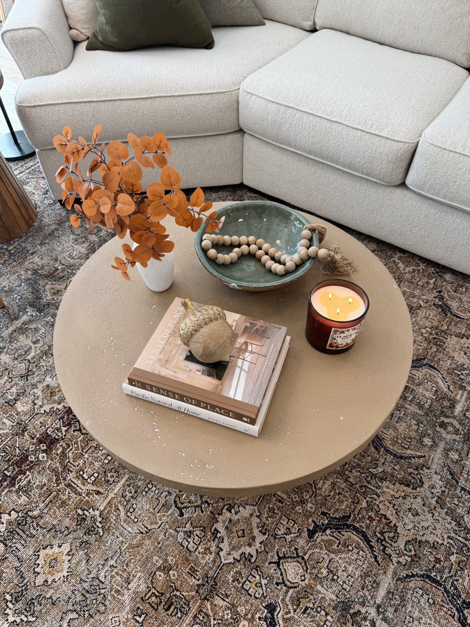 Fall coffee table styling.

#LTKFindsUnder100 #LTKHome #LTKSeasonal