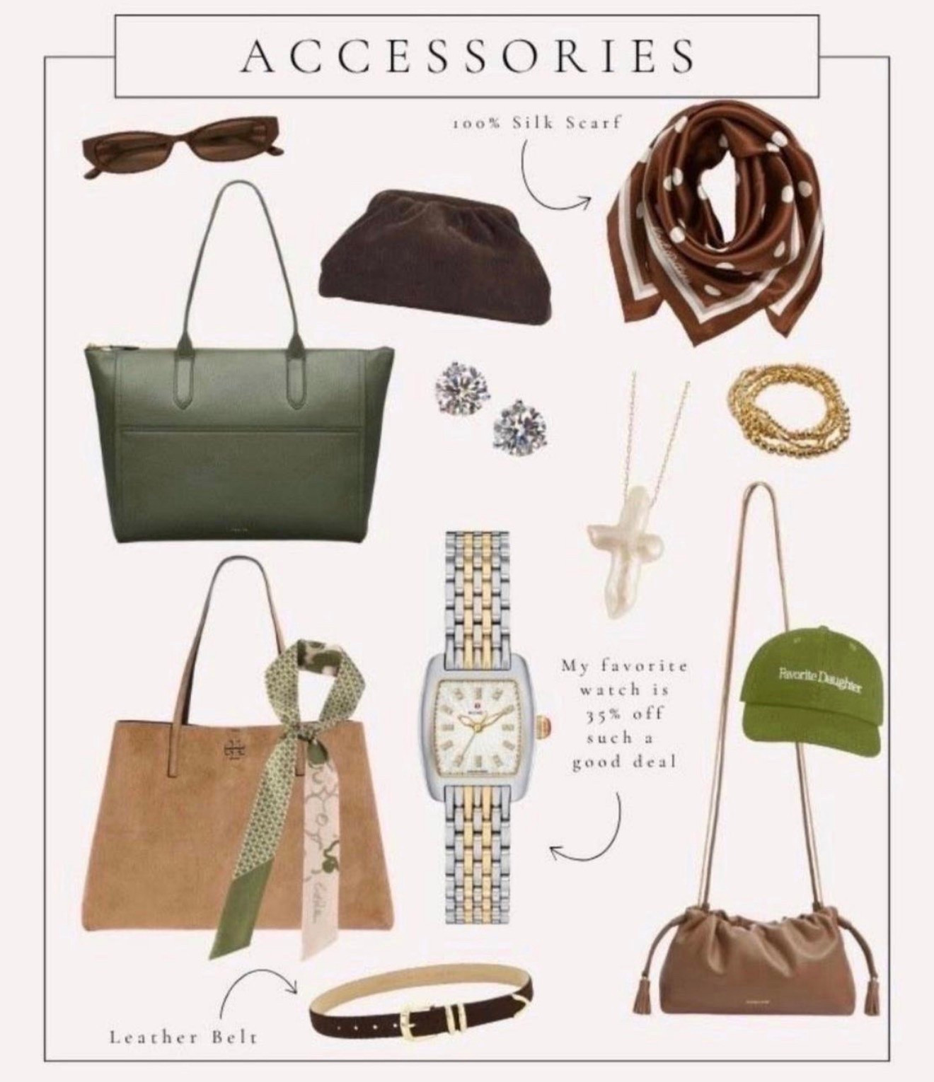 ALLL the fall accessories! I've been obsessed with adding a pop of brown or green to any fall outfit it always makes it feel so styled!

#LTKootd #LTKmomlife #LTKSeasonal