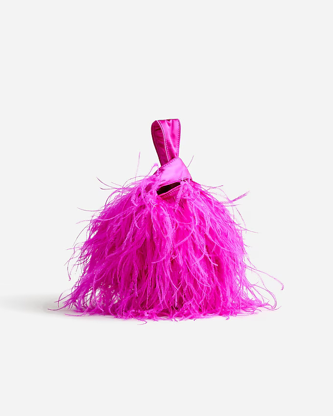 Santorini bag with feathers | J. Crew US