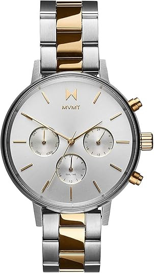 MVMT Nova - Dual Timezone Women’s Wristwatch - Minimalist Dress Watch for Women - 3 ATM/30 Mete... | Amazon (US)