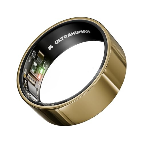 ULTRAHUMAN Ring AIR-Smart Ring Health Tracker, Size First Sizing Kit,Sleep Tracker,Smart Ring for Men/Women,Fitness Tracker (Made in India, Bionic Gold, 9) | Amazon (US)