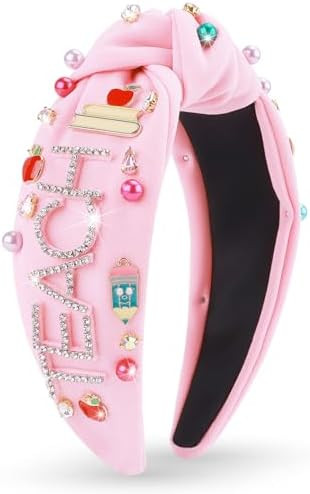 MOSOTECH Teacher Headbands for Women - Back to School Teachers Outfits, Teacher Appreciation Gift... | Amazon (US)