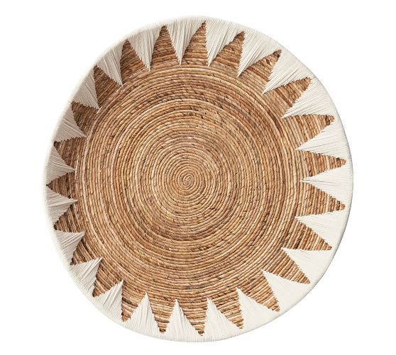 Sunny Handwoven Basket Wall Art | Pottery Barn (US)