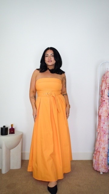 I’m wearing a size xl in all lulus dresses! 

 Lulus, lulus dresses, spring dresses, orange dress, wedding guest dress, strapless dress, Tori block

#LTKMidsize #LTKSeasonal #LTKootd