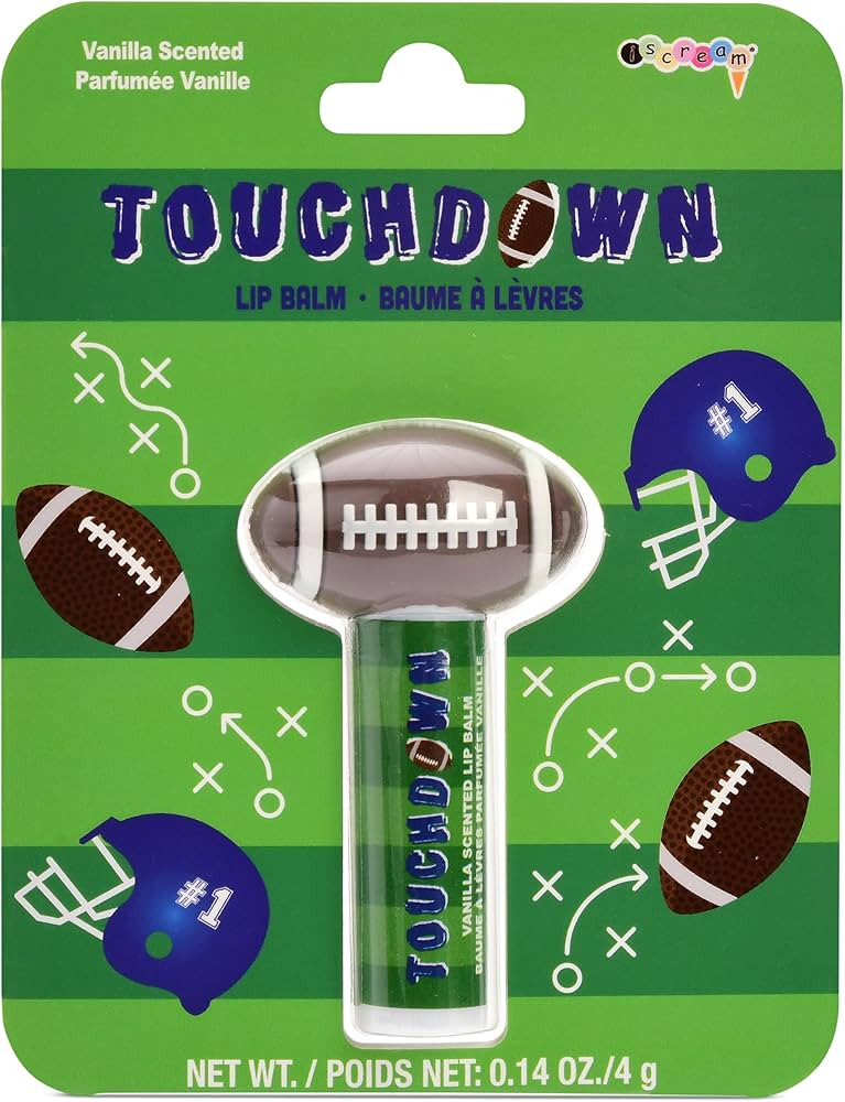 iscream Sport-Tastic Football Shaped Vanilla Scented Lip Balm | Amazon (US)