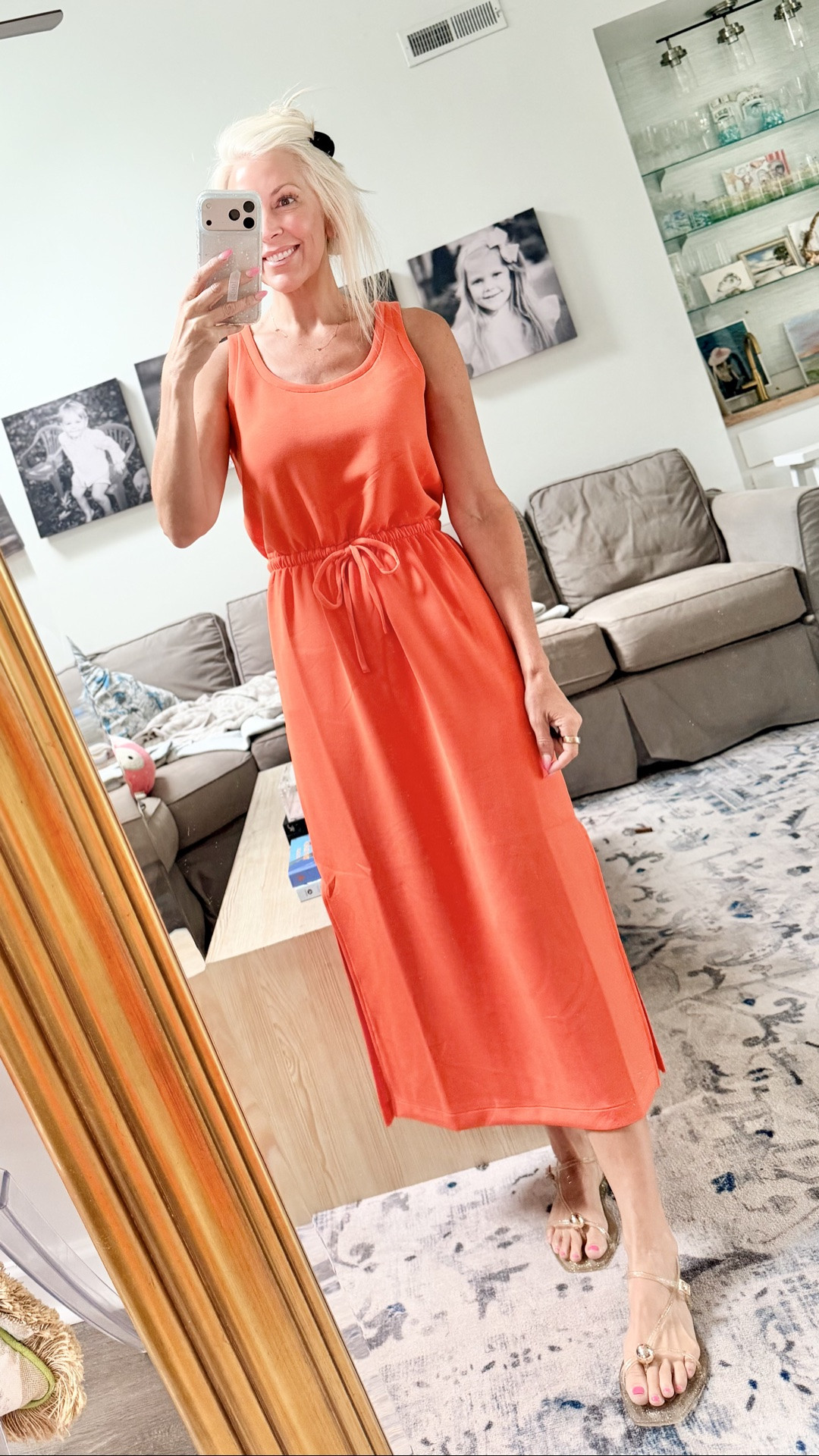 Softest dress! True to size. @Spanx