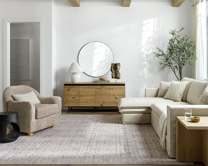 Surya Our PNW Home x Spokane Updated Traditional Area Rug, 2'2" x 3'9", Light Gray | Amazon (US)