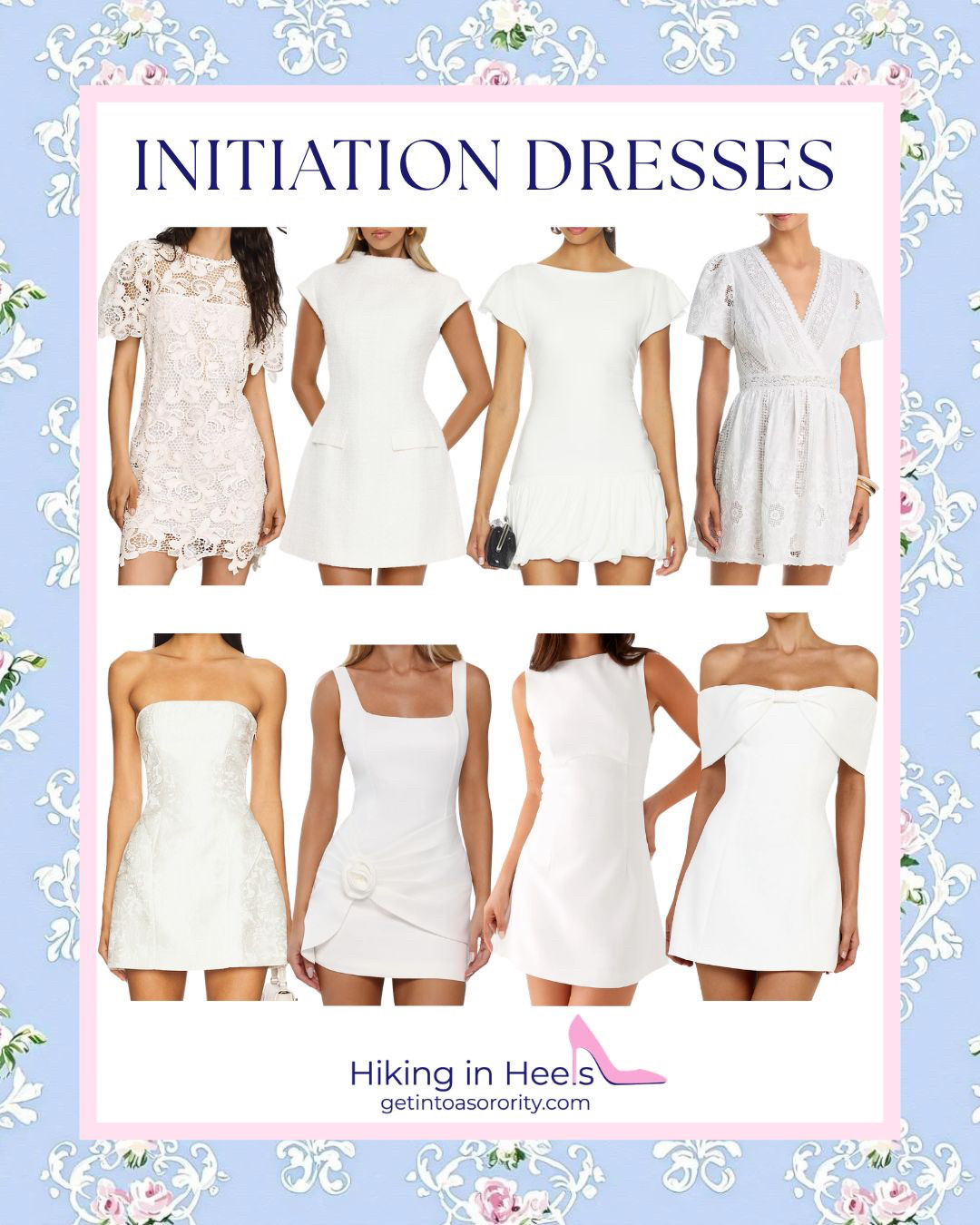 white sorority initiation dresses 🤍✨ #LTKootd

#LTKU #LTKBeauty 

 