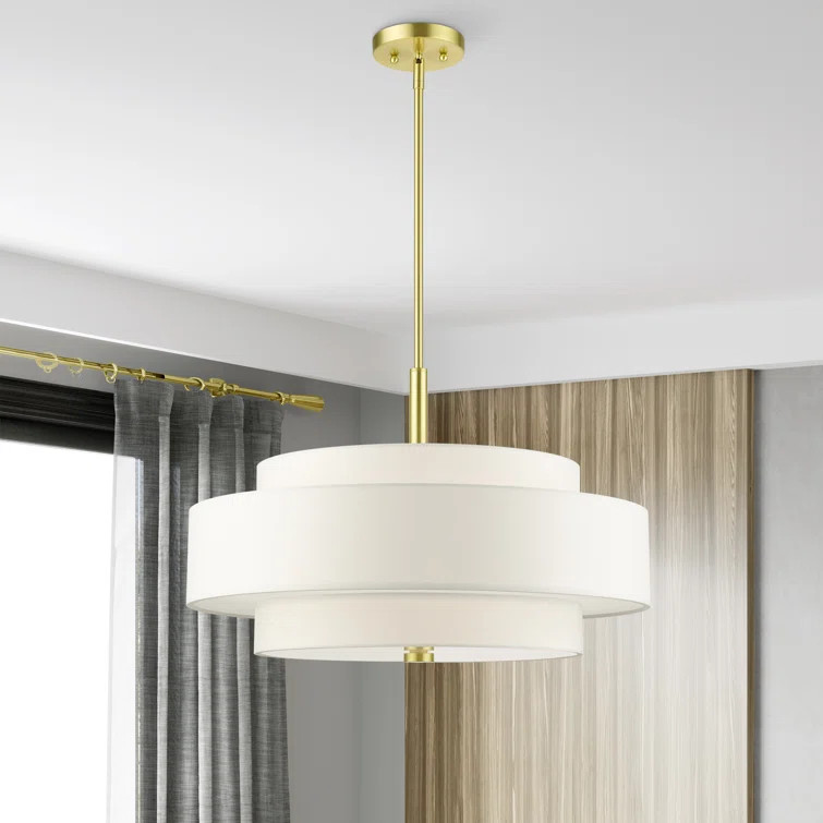 Meridian 5 - Light Dimmable Drum Chandelier | Wayfair North America