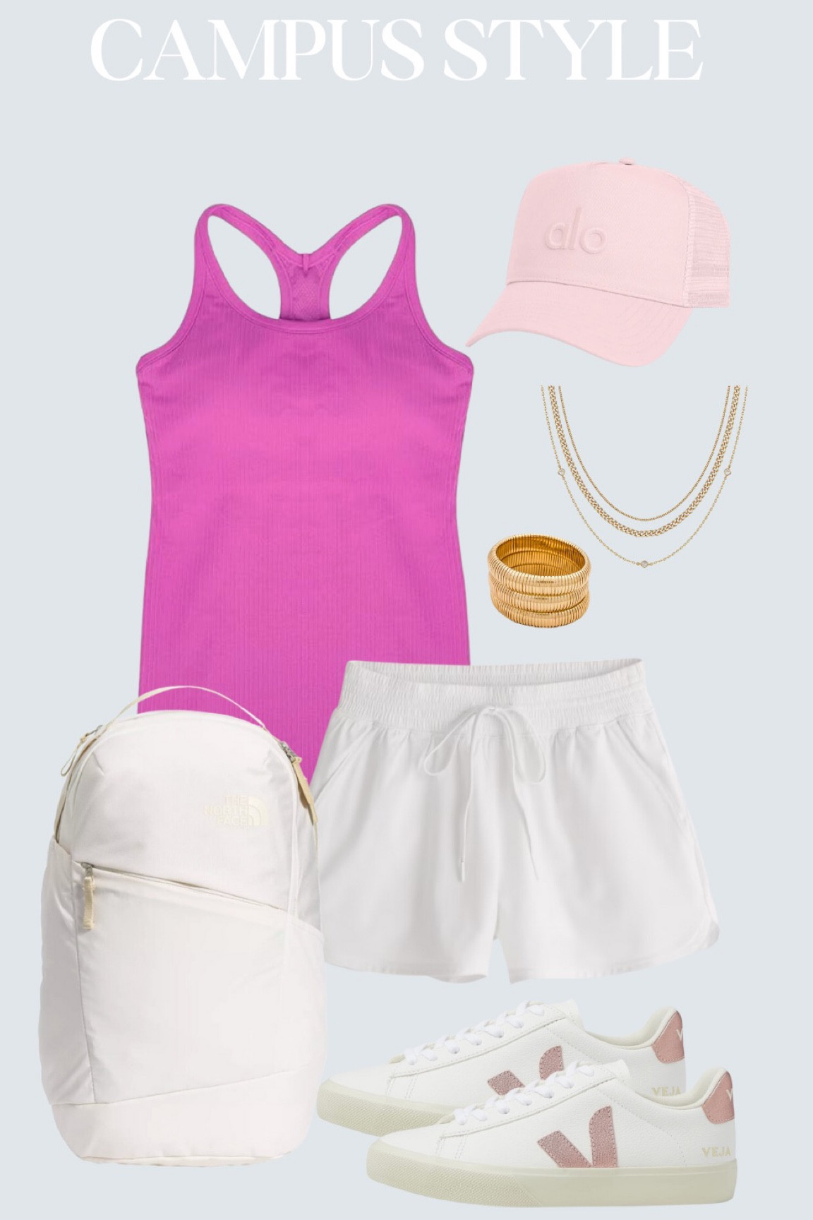 Back to School College Campus Outfit Inspo! Outfits perfect for college classes, simple, cute and easy to throw on while still looking put together🤍



#LTKunder50 #LTKBacktoSchool #LTKU