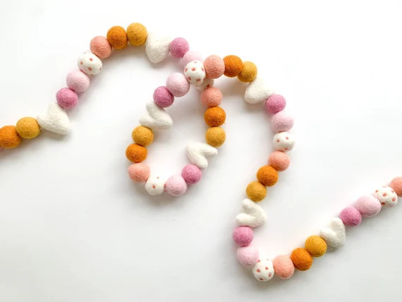 Honey Bunch Valentine's Day Garland, Bunting, Banner - *** READY TO SHIP! *** | Etsy (US)