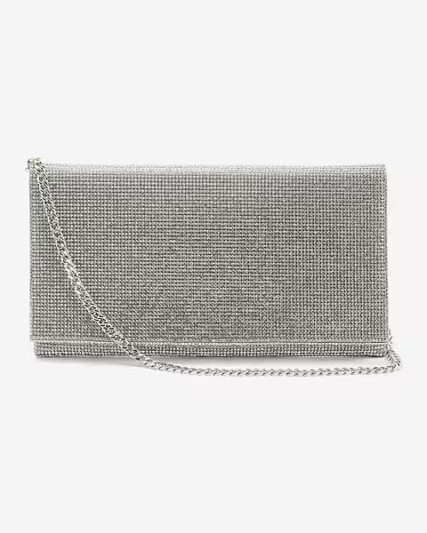 Faux Crystal Embellished Clutch | Express