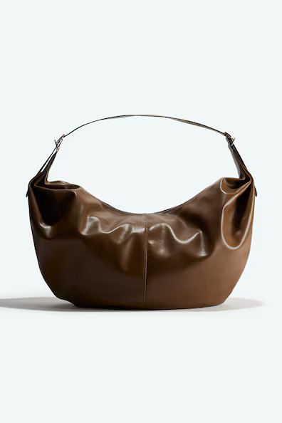 H & M - Large Slouchy Shoulder Bag - Beige | H&M (US + CA)