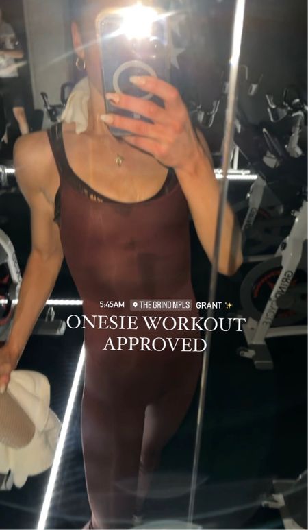 Shimmer bodysuit onesie under $30 

Initially I didn't know if this was every day or work out but it was perfect for my cycling class and I felt so cute! I'm 5'6 with a long torso

#LTKtravel #LTKfindsunder100 #LTKfitness