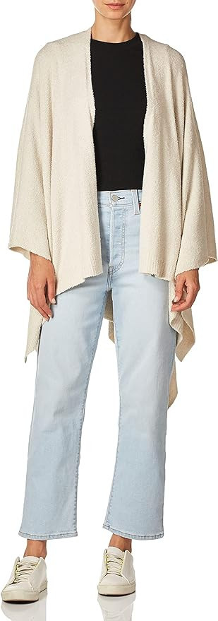 Barefoot Dreams CozyChic Lite Weekend Wrap - Heathered One Size | Amazon (US)