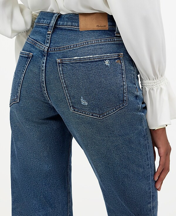 Madewell x Kaihara Denim The Rail Straight Jean in Hornbook Wash | Madewell