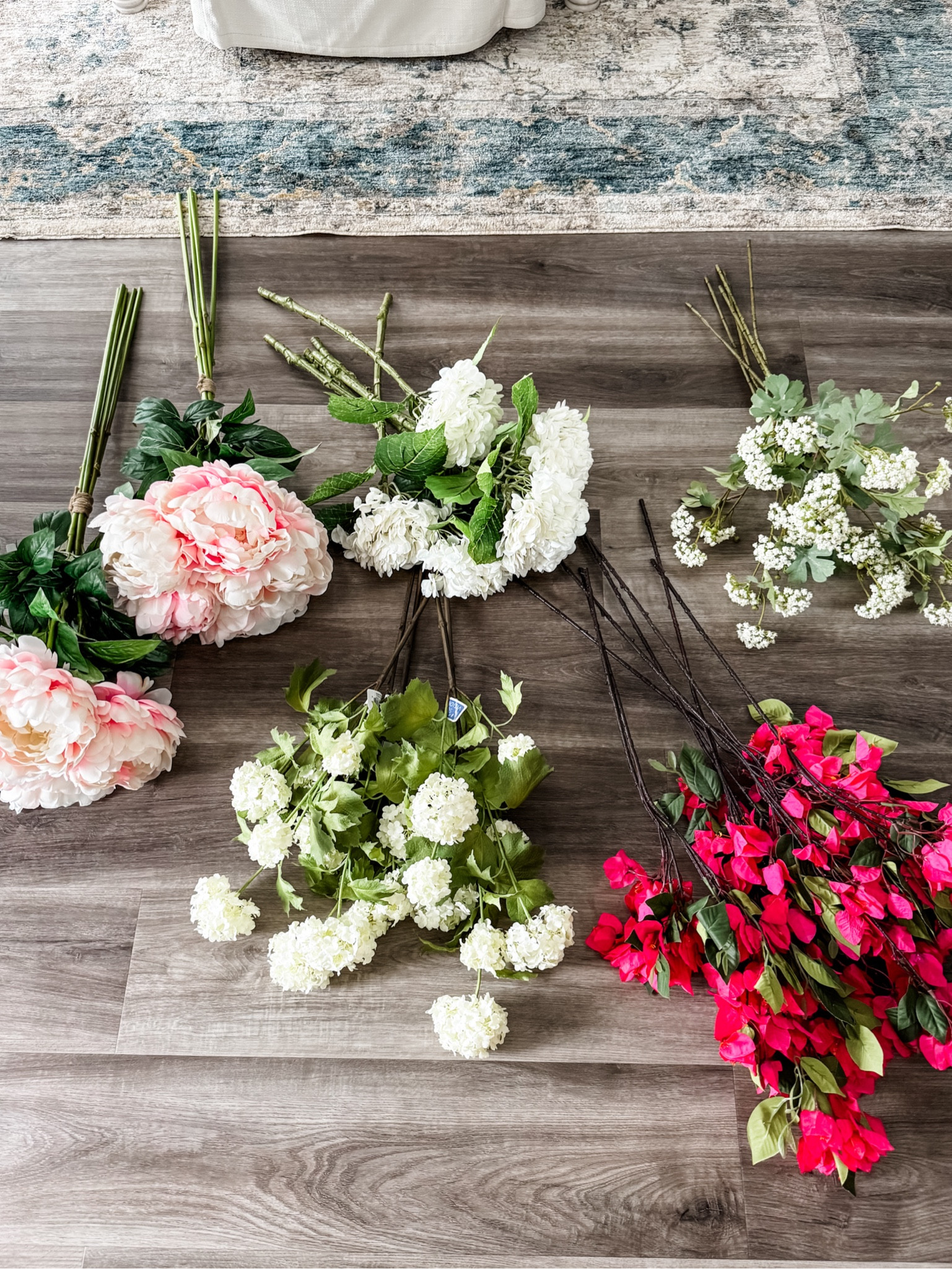 Spring floral stems
Pink peony Pottery Barn Peony
Sedum flower stem
Faux Hydrangea 
Artificial hydrangea 
Hearth and Hand Floral stem
Afloral Snowball Stem
Bougainvillea stem
Spring florals 
Faux florals 
Faux greenery 

#LTKSeasonal #LTKHome #LTKStyleTip