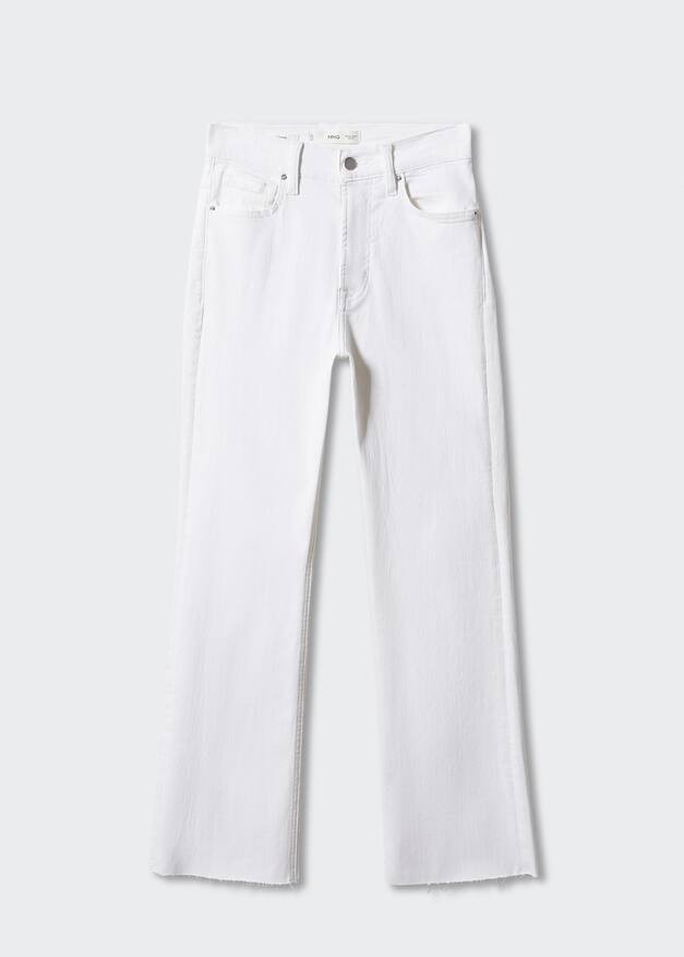 Jupe-culotte jean taille haute | MANGO (FR)
