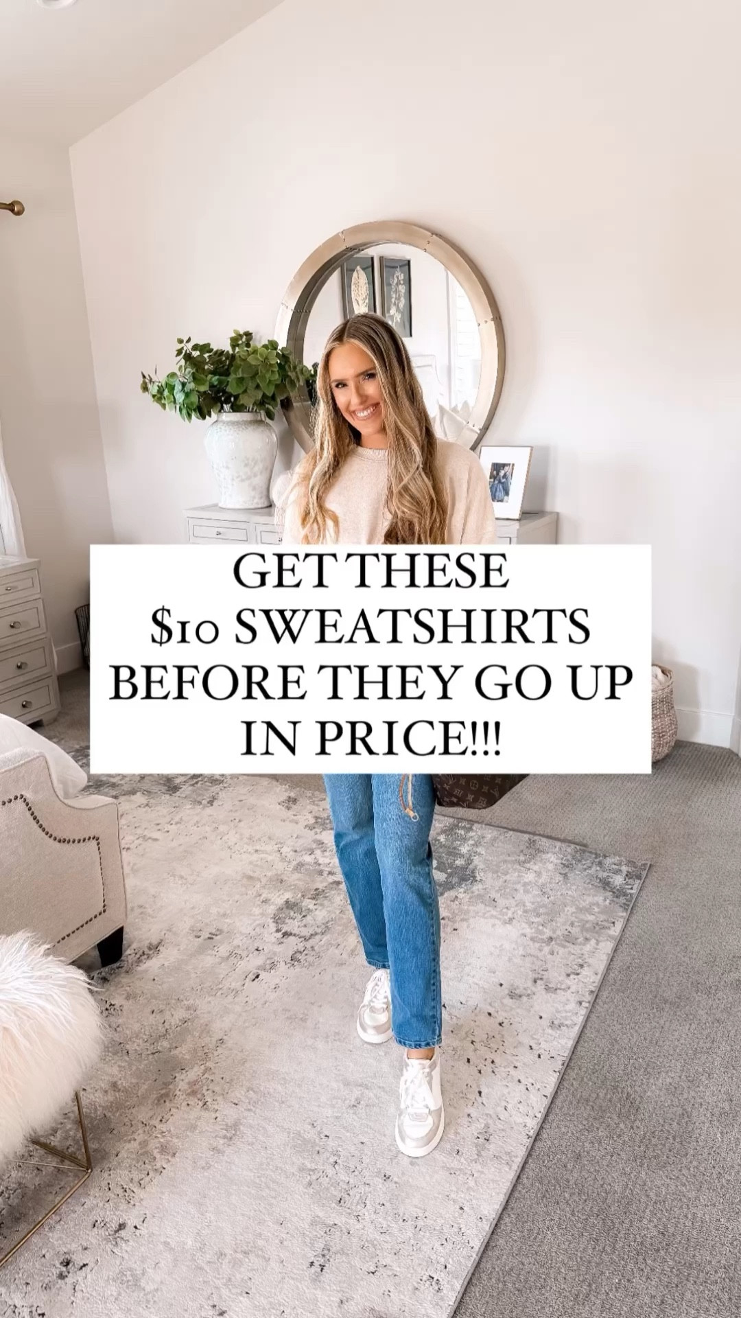 You won’t believe this sweatshirt is only $10! ✨ It's the softest top that will be perfect for this fall – and at such a steal!!🔥 Grab it before the price goes up!! 

This is true to size, I'm wearing an XL with leggings and L with jean because I like oversized!

You do NOT need to spend a lot of money to look and feel INCREDIBLE! I’m here to help the budget conscious get the luxury lifestyle.

Fall Fashion / Fall Outfit / Walmart Fashion / Affordable / Budget / Women's Casual Outfit / Closet Staple / Classic Style / Date Night / Elevated Style / Dress Up or Down / Denim / Jeans / Straight Jeans /  Sweatshirt /  Better than Basic / Comfortable

#LTKFindsUnder50 #LTKStyleTip #LTKSaleAlert