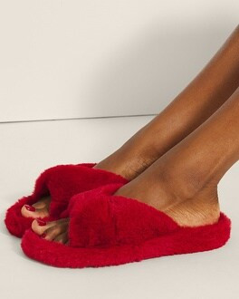 Fur Mule Slide Slipper | SOMA