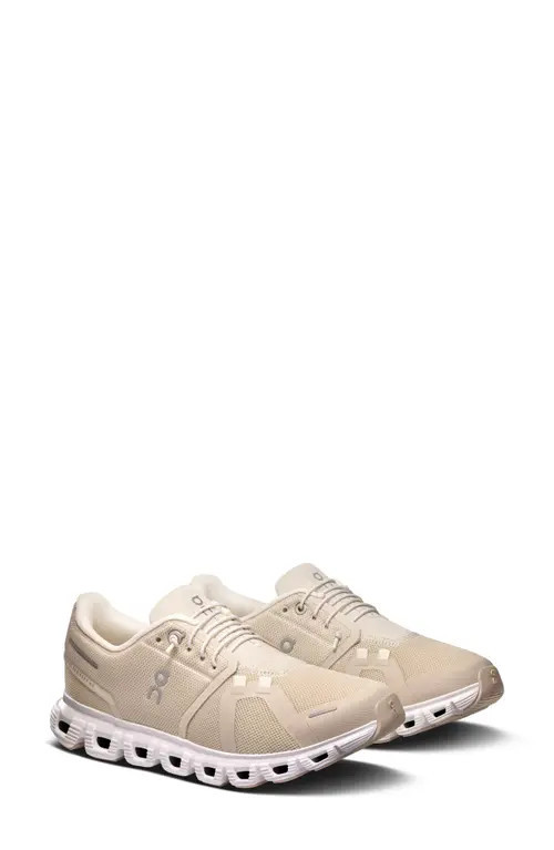 On Cloud 6 Sneaker in Pearl/White at Nordstrom, Size 10.5 | Nordstrom