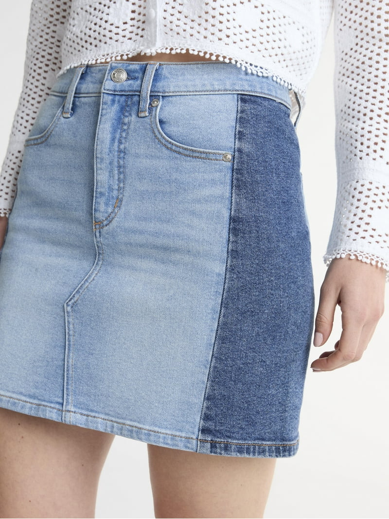 Scoop Women's Denim Mini Skirt, Sizes 0-18 | Walmart (US)