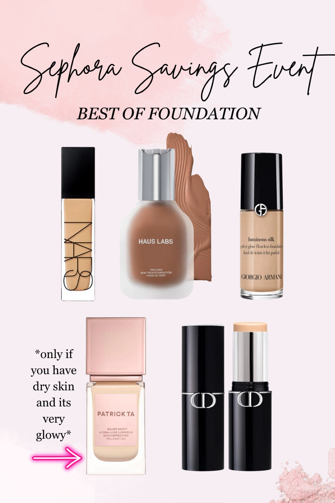 Happy Sephora Holiday Sale!!! 🖤Wanted to share my picks for best of foundations! 

Rouge members can start shopping 20% off site wide today! Use code: SAVINGS at check out!  

#LTKBeauty #LTKSaleAlert #LTKHoliday