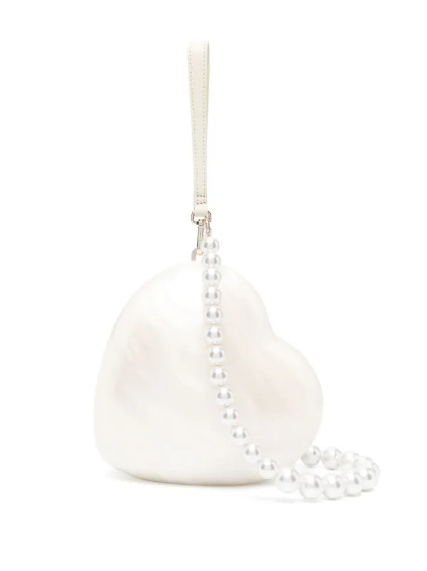 Simone Rocha Pearl Heart Medium Bag - Farfetch | Farfetch Global