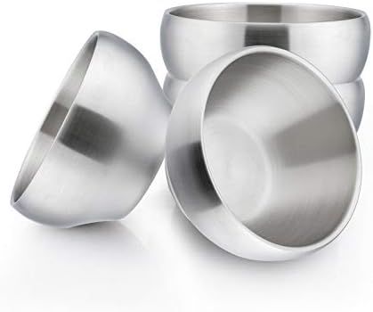 Heavy 18/8(304) Stainless Steel Bowls(Double Walled), HaWare 12 oz Kids Toddlers Feeding/ Soup/ Snac | Amazon (US)