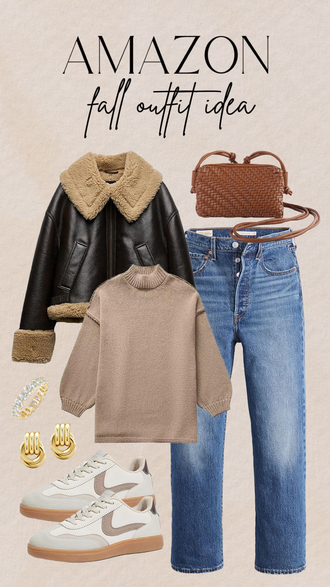 Amazon fall outfit idea! 

#amazonfashion

Amazon finds. Amazon fashion. Amazon faux fur leather jacket. Amazon cozy sweater. Amazon denim. Amazon woven handbag. Amazon fall style. Amazon cost fall outfit  

#LTKFindsUnder100 #LTKSeasonal #LTKStyleTip