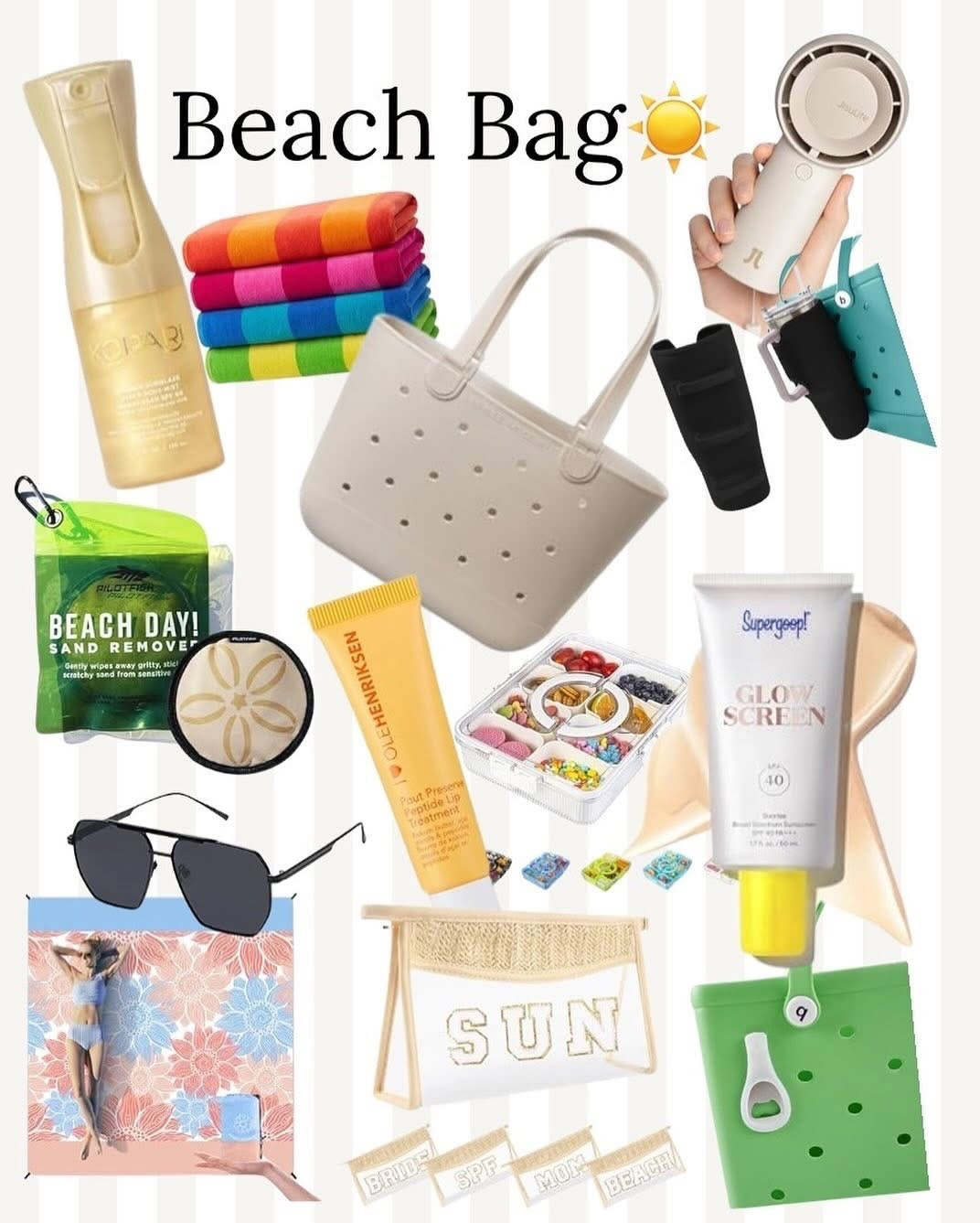 Beach Bag Essentials 

#LTKBeauty #LTKFindsUnder50 #LTKTravel