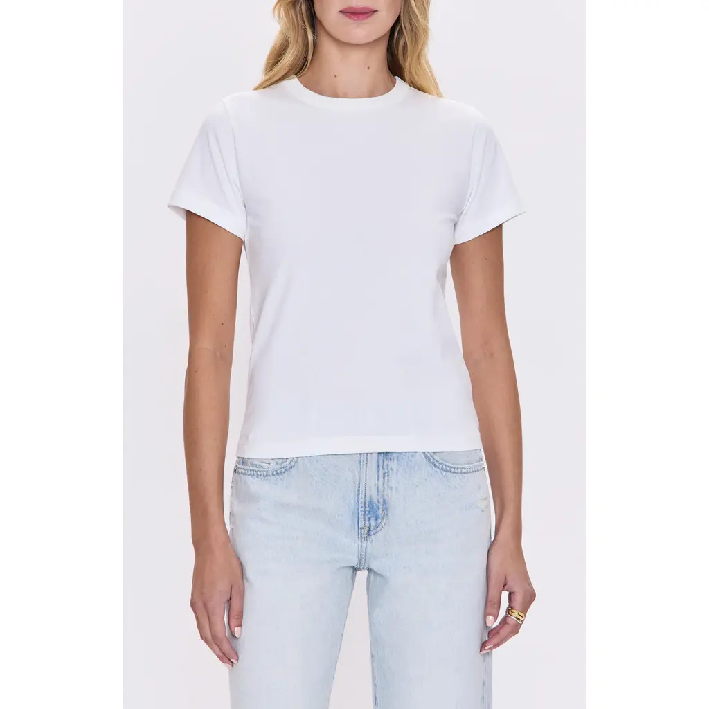 Pistola Alba Cotton T-Shirt in Le Blanc at Nordstrom, Size X-Small | Nordstrom