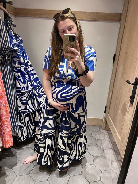 The famous Somerset Maxi dress! I am wearing a medium in this dress and I think it runs big. Would be perfect with or without a bump! 

#LTKSpringSale