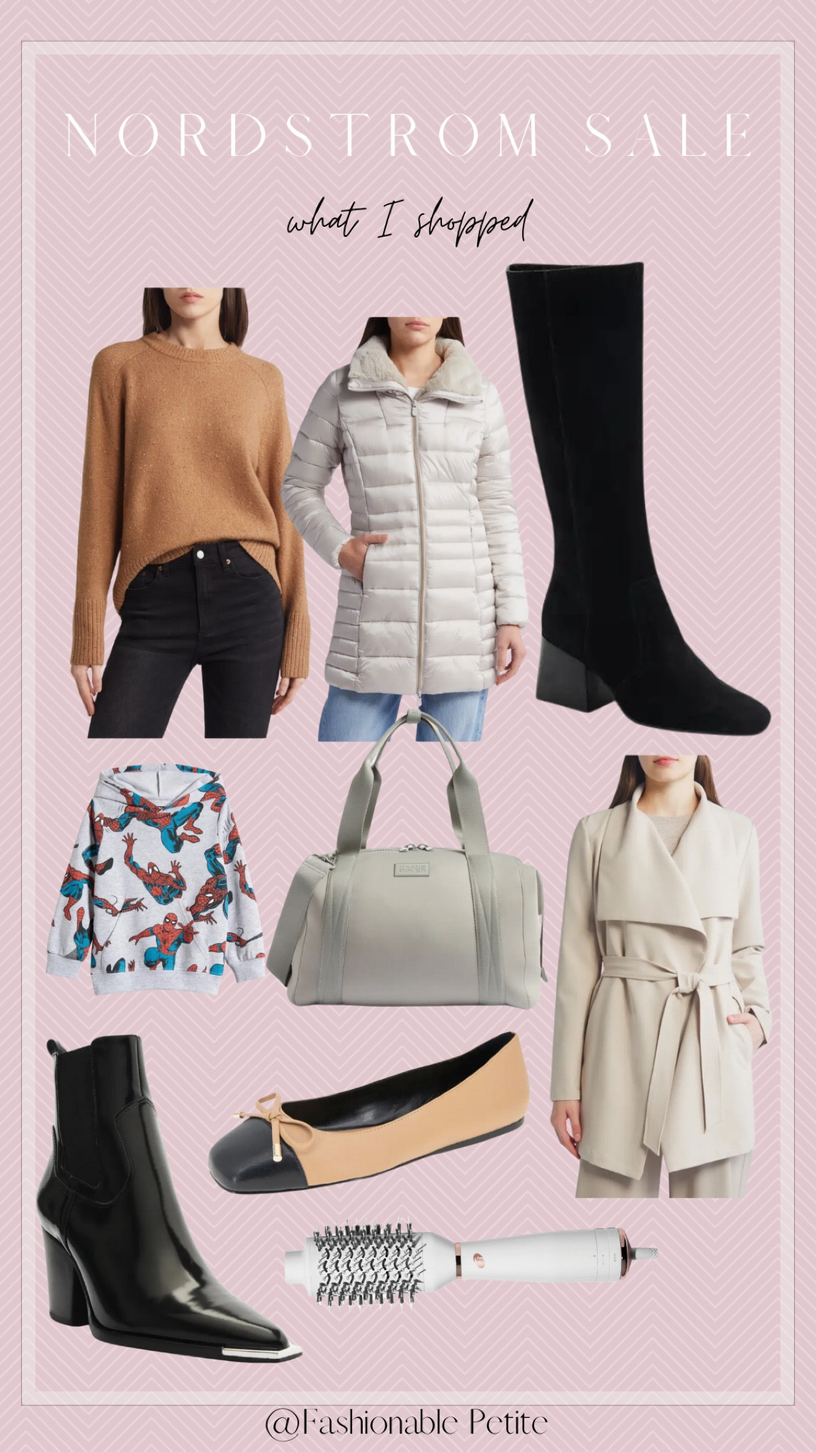 What I shopped from the Nordstrom sale! Coats and boots are some of my favorites to shop from the sale. The black knee high boots also come in wide calf. 

#LTKSaleAlert #LTKxNSale