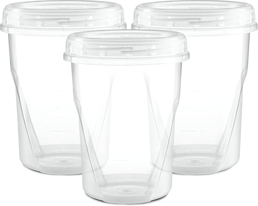 Elegant Disposables Clear Food Storage Containers               
                            Capa... | Amazon (US)
