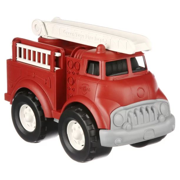 Green Toys Red Fire Truck Play Vehicle, 100% Recycled Plastic - Walmart.com | Walmart (US)