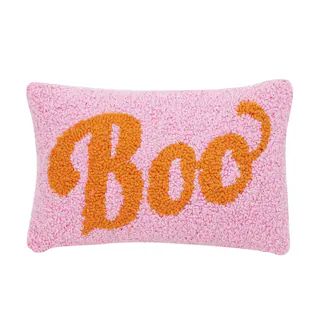 11.5" Pink & Orange Boo Throw Pillow by Ashland® | Michaels Stores