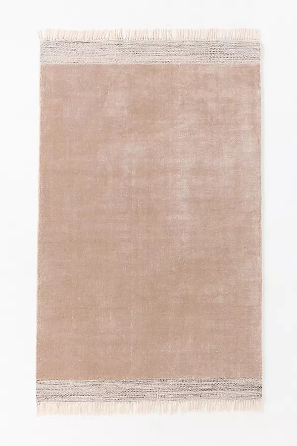 Corby Easy Care Fringed Rug | Anthropologie (US)