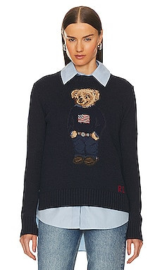 Polo Ralph Lauren Bear Pullover in Navy Multi from Revolve.com | Revolve Clothing (Global)