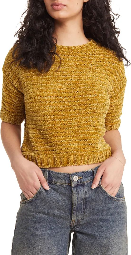 Short Sleeve Crop Sweater | Nordstrom