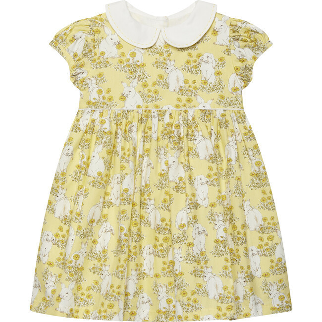 Little Bunny Dress, Yellow Bunny | Maisonette