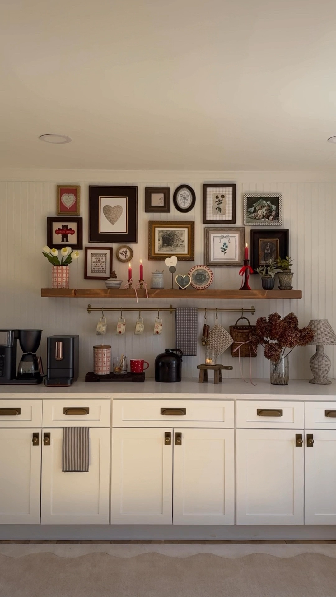 February coffee bar! 💗🎀🌷☕️🕯️🩷

#LTKHome #LTKSeasonal