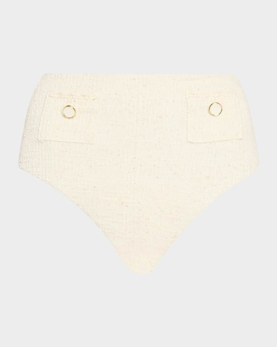 SIMKHAI Diana High-Waist Bikini Bottoms | Neiman Marcus