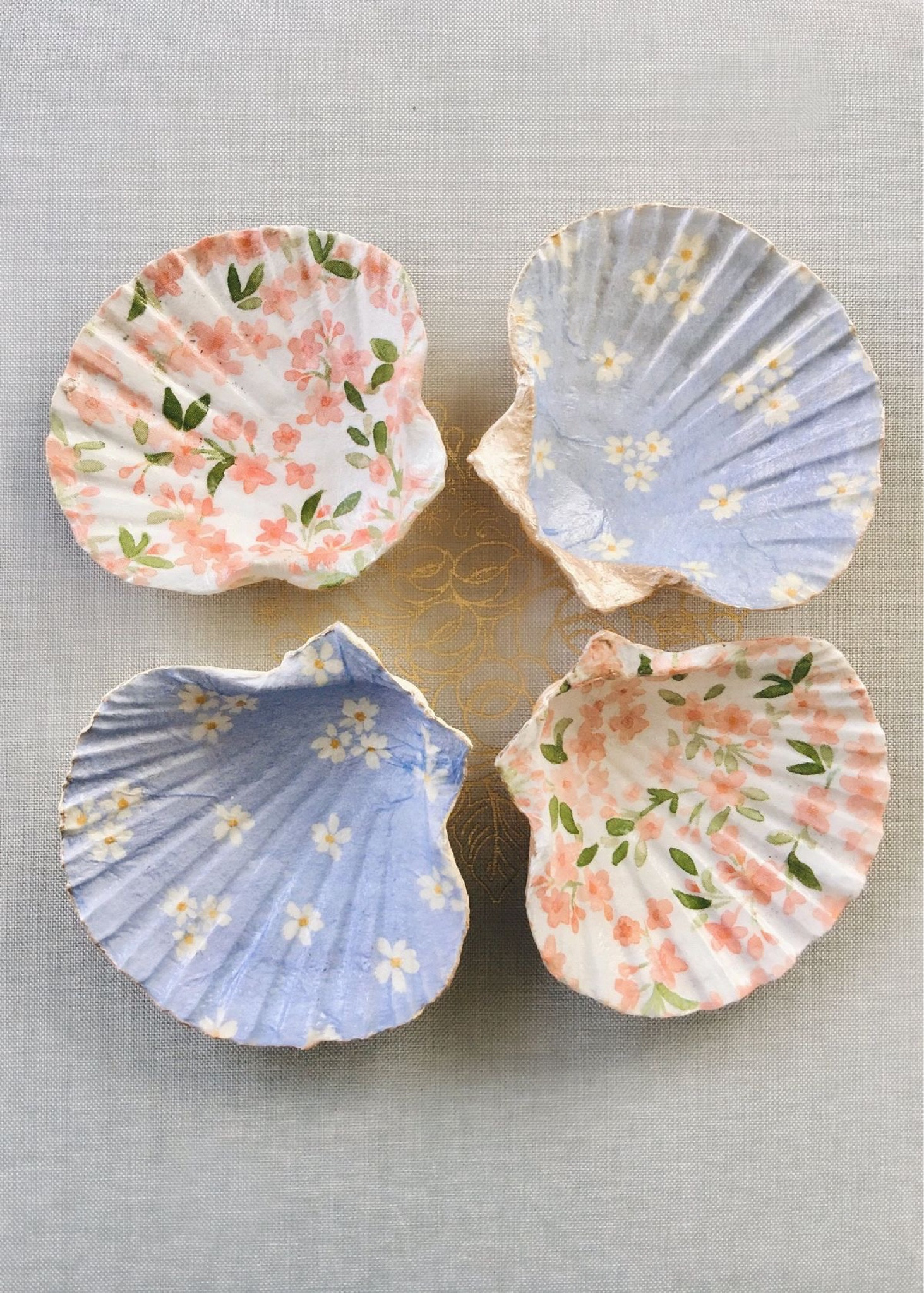 Jewelry holders are linked! 

Scallop Seashell Ring Dish with Floral Design - Coastal Home Decor, Beach-Inspired Housewarming Gift

#LTKstyletip #LTKsummer #LTKhome