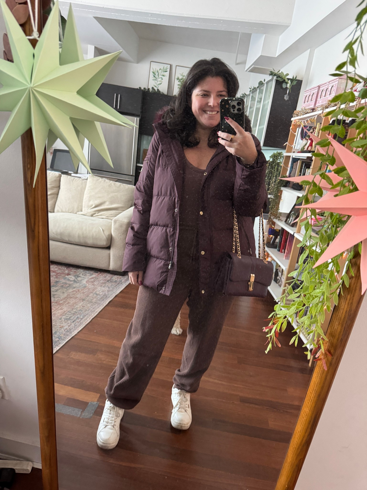 No makeup morning in a cozy outfit 🤎

#LTKPlusSize #LTKmorningroutine #LTKootd