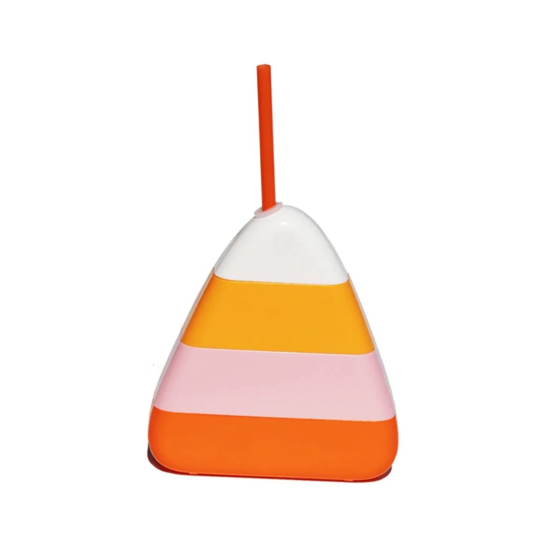 Candy Corn Sipper with Straw | Ellie and Piper