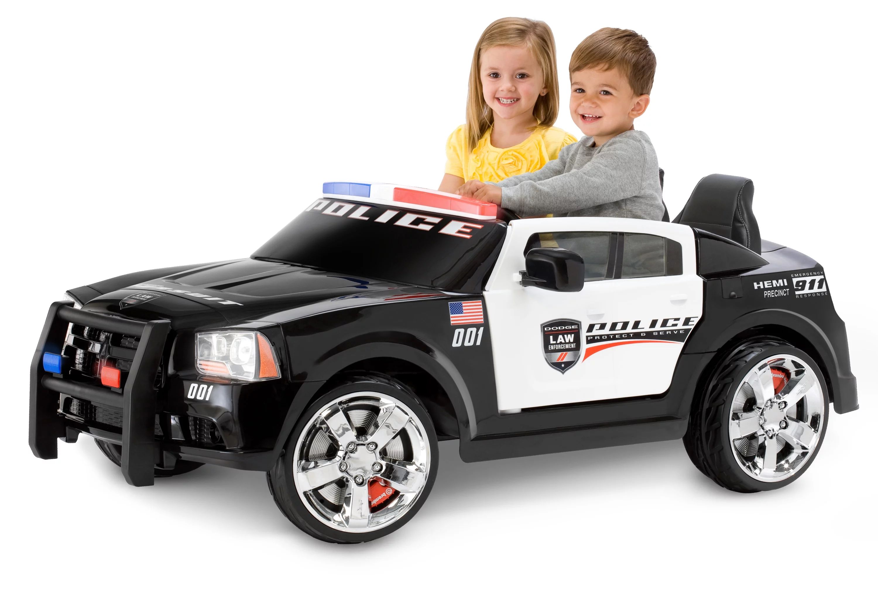Kid Trax Dodge Pursuit Police Car 12-Volt Battery-Powered Ride-On | Walmart (US)