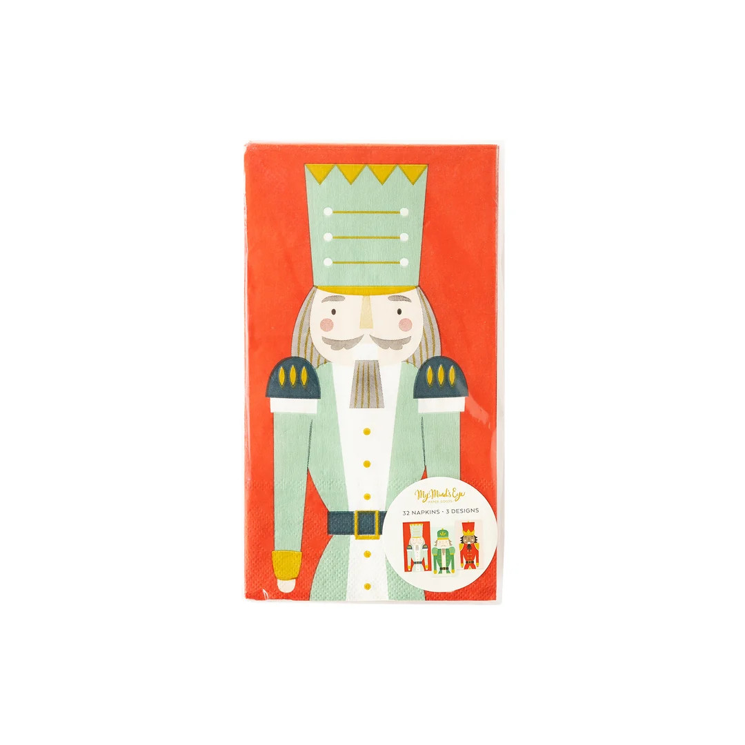 Nutcracker Paper Dinner Napkin Set | My Mind's Eye