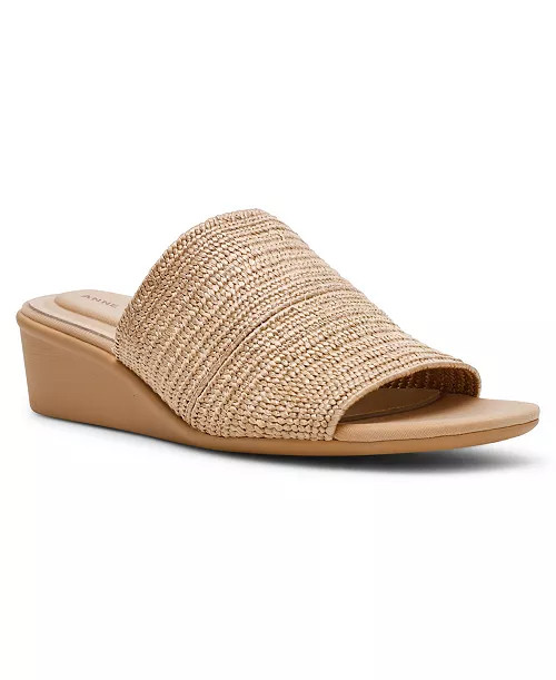 Women's Wishful Slip On Wedge Sandals | Macy's