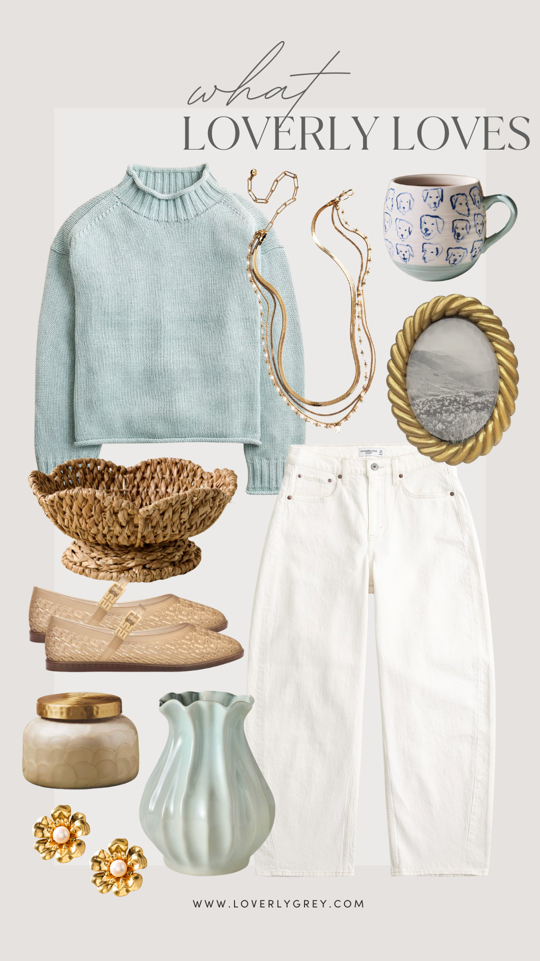 Loving these home & fashion finds for spring!

Loverly Grey, home decor, spring fashion, spring finds, rollneck sweater, barrel jeans, white jeans, ballet flats 

 #LTKSeasonal